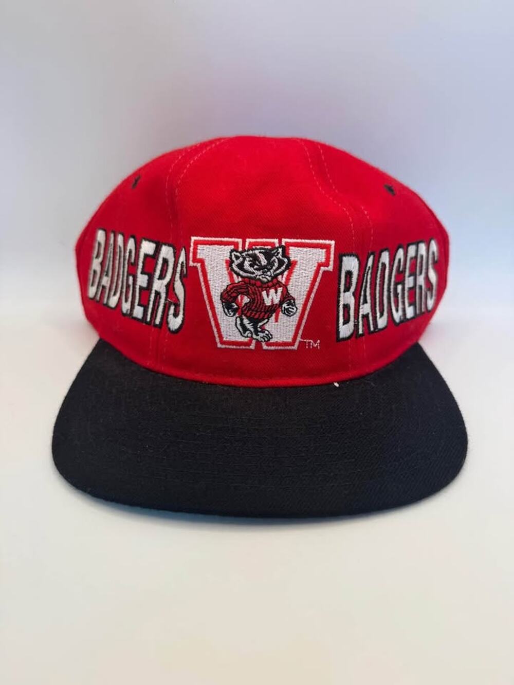 Vintage Wisconsin Badgers Snapback Hat